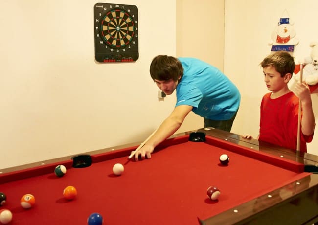 Billiard Turnier in Appartements Dachsteinblick