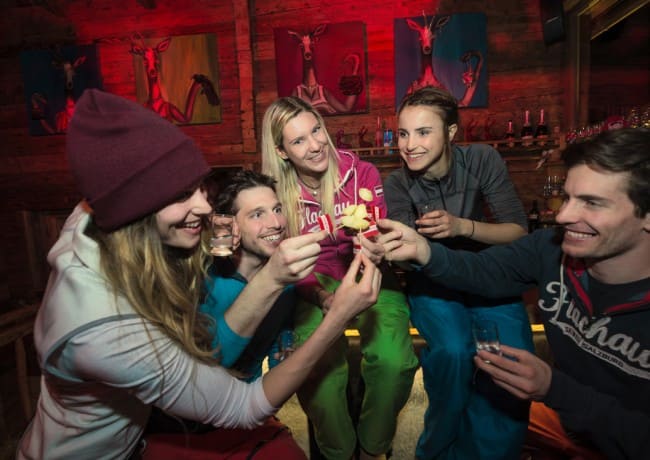 Aprés Ski im nahe gelegenen Dampfkessel © Flachau Tourismus