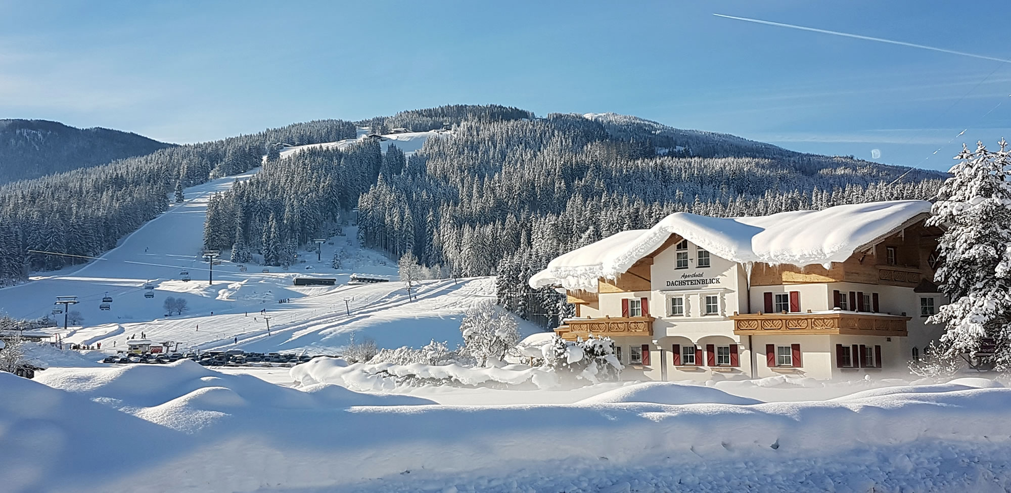 Appartementhaus Dachsteinblick Winter