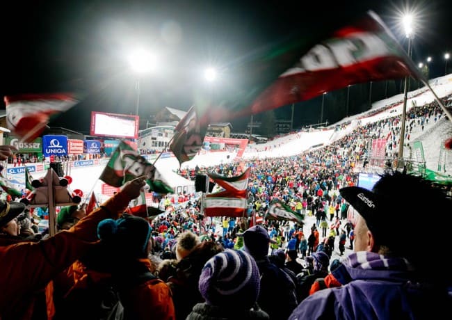 Super Stimmung beim Skiweltcup &copy; Flachau Tourismus