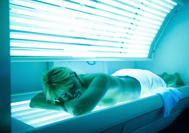 Br&auml;unen im Solarium